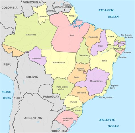 The United States Of Brazil Rmaps