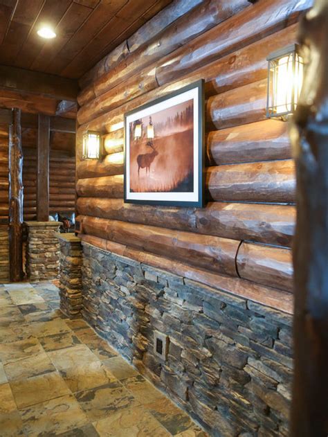 Interior Pictures Of Log Paneling And Log Siding