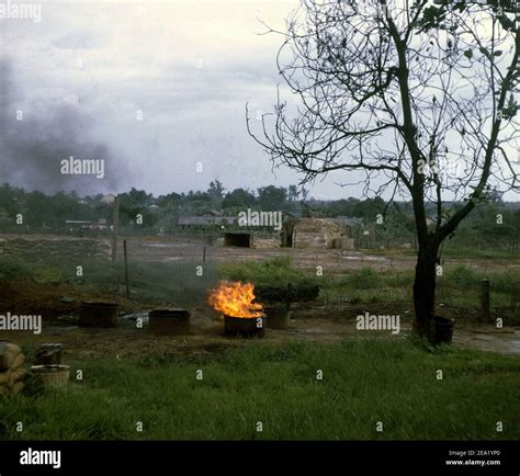 Usa Vietnam Krieg Vietnam War Base Camp Dau Tieng Stock Photo Alamy