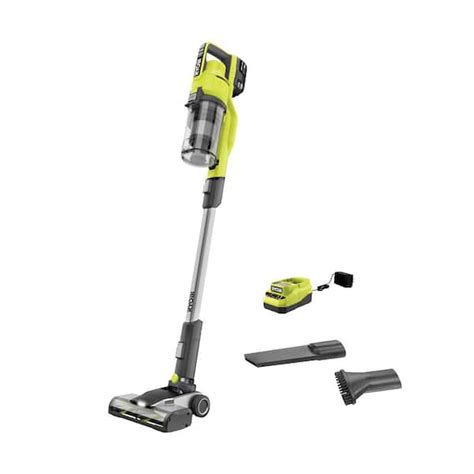 Ryobi One 18v Cordless Stick Vacuum Cleaner Kit With 40 Ah Battery