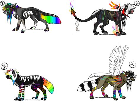 Scene Wolves Auction Closed By Leo Adoptables On Deviantart
