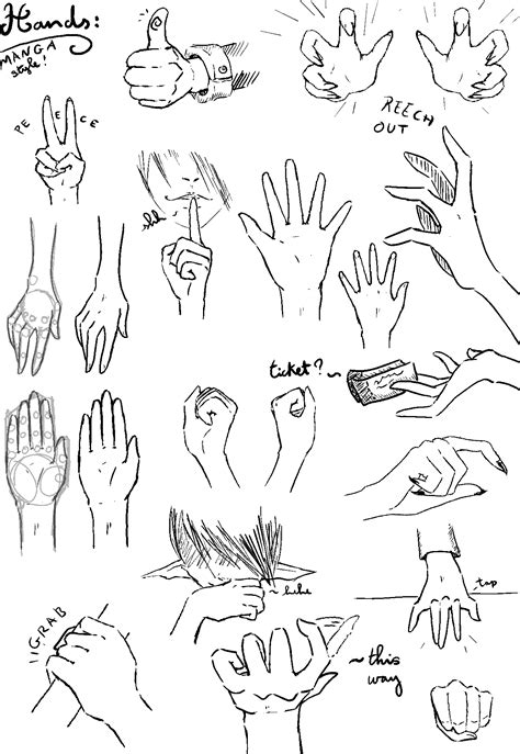 Manga Hand Practice 1 By Vitamin Emo On Deviantart