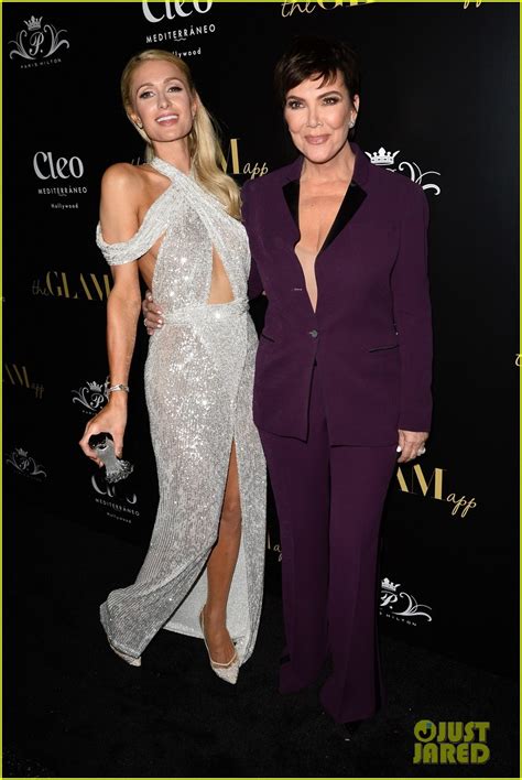 Kris Jenner Supports Paris Hilton At The Glam App Launch Event Photo