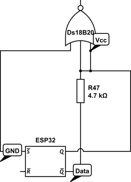Wires Esp32 Proper Ds18b20 Wiring Arduino Stack Exchange