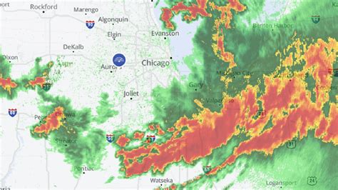 Chicago Radar Track Rain And Storms As They Move Through Your Area