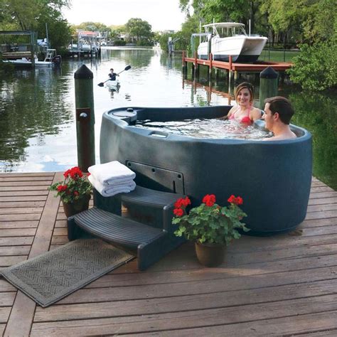 Aquarest Spas Select 300 2 Person Plug And Play Hot Tub With 20 Stainless Jets And Led Waterfall