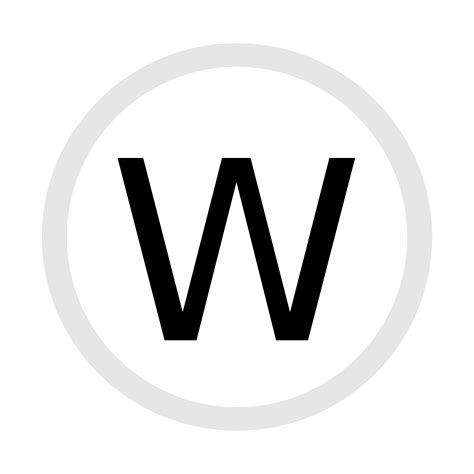 Circle W Logo Logodix