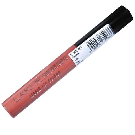 Buy Lakme Forever Matte Liquid Lip Colour 17 Nude Myth 56 Ml In