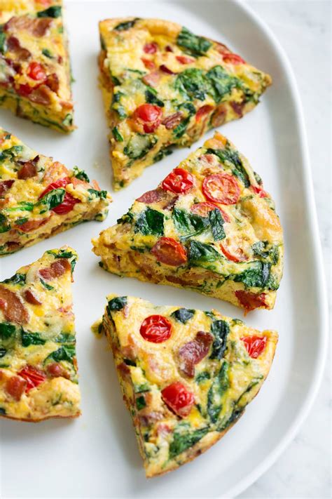 Frittata Bacon Spinach Tomato And Swiss Best Place To Find Easy Recipes