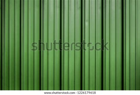 Green Corrugated Metal Sheet Texture Background Stock Photo Edit Now