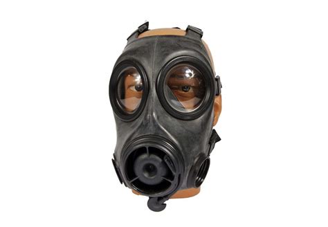 Size 2 57 60 British Army Sas Gas Mask S10 Black Brand New