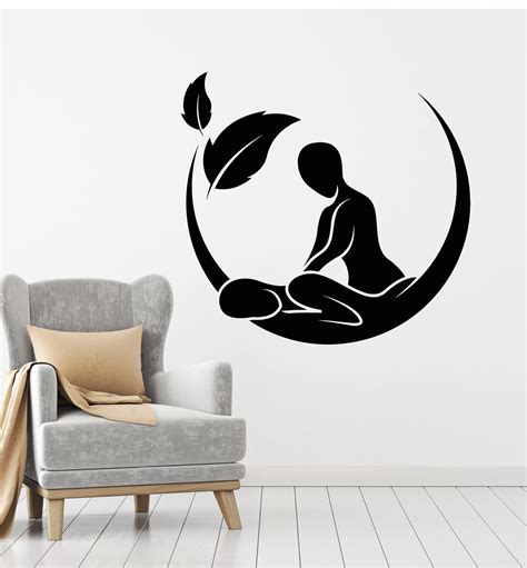 vinyl wall decal massage salon spa beauty health therapy stickers mura — wallstickers4you