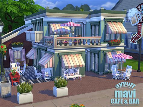 Sims 4 Café Lots And Cc All Free Fandomspot