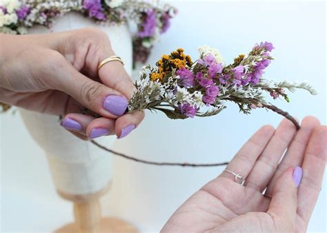 Maybe you would like to learn more about one of these? DIY Floral Crown with Dried Flowers | Diy floral crown ...