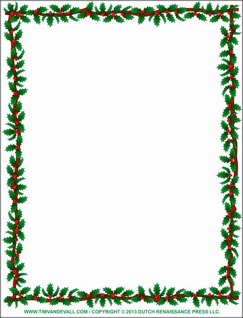 Maybe you would like to learn more about one of these? 5 Free Christmas Border Template - SampleTemplatess ...