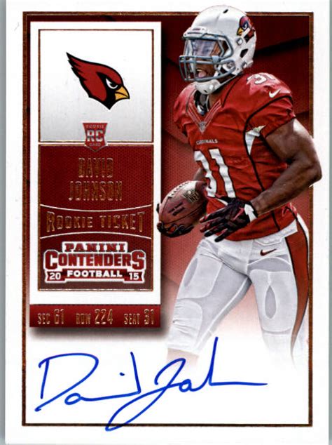 Detailed look at how price guides & other tools can be used to determine the value of a sports card collection, with info on specific guides. David Johnson Football Cards - Football Singles and Rookie ...