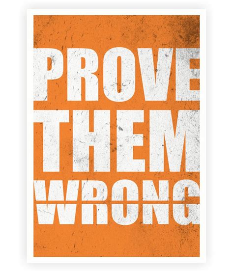 Lab No. 4 Prove Them Wrong Gym Motivational Quotes Poster: Buy Lab No ...