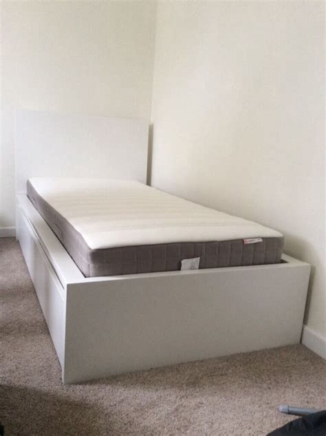 You'll receive email and feed alerts when new. IKEA MALM single bed with 2 storage boxes (mattress isn't ...