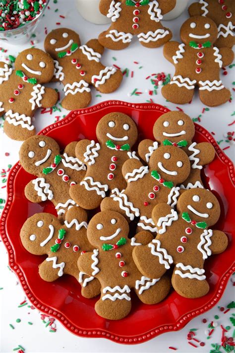 Soft And Chewy Gingerbread Men Cookies Mom Loves Baking