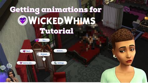 Sexy Animations For The Sims Wicked Whims Tutorial Youtube