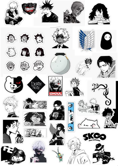 Anime Stickers For Print Anime Stickers Cute Stickers Anime Printables