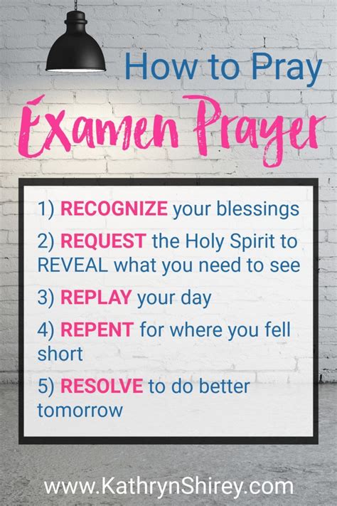How To Pray The Examen Prayer Prayer Strategies Learning To Pray