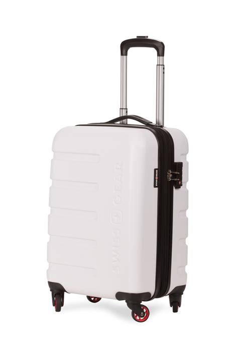 Swissgear 7366 18 Inch Expandable Hardside Luggage White