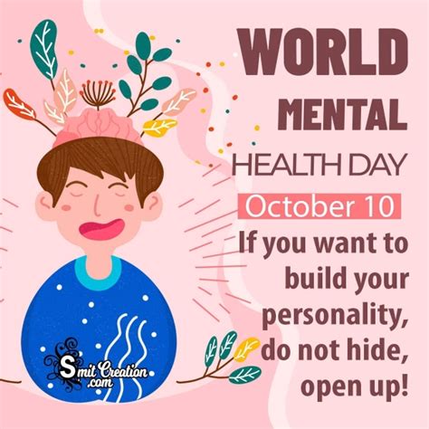 17 World Mental Health Day Pictures And Graphics For Different Festivals