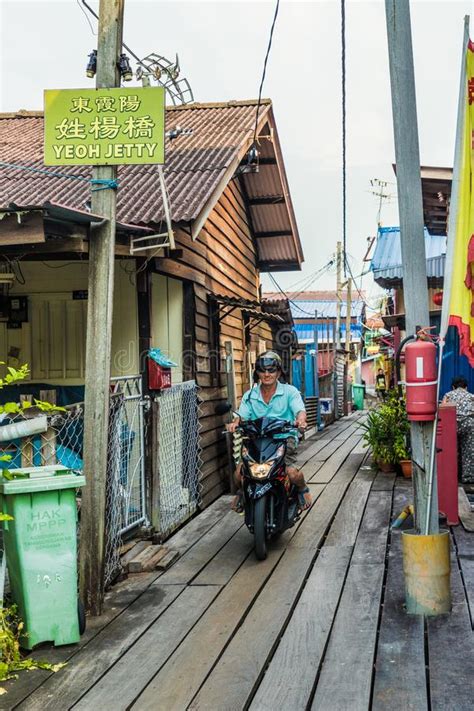The clan jetties of penang is a traditional overwater settlement that has been created by chinese immigrants who came to malaysia. Tan Jetty, One Of Clan Jetties At Penang, Malaysia Stock ...