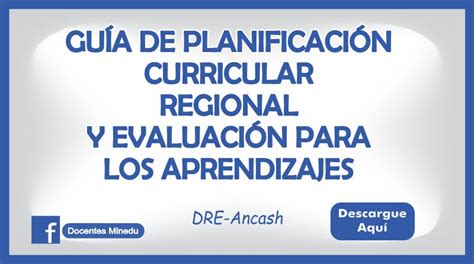 Guía De Planificación Curricular Regional 2020