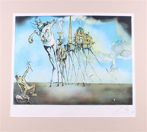 Vinmea Wall Tapestry Salvador Dalí The Temptation Of St Anthony