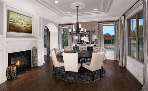 Model Home Interiors Transitional Dining Room Orlando By
