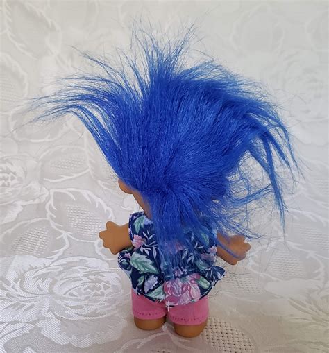 Join our troll face book site. Russ Berrie & Company Troll Blue Hair Doll Aunt Gladys" Attic