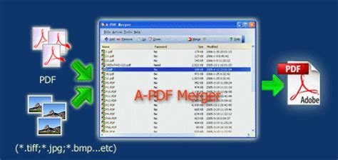 An application that enables you to merge multiple pdf files together, as well as add password protection and apply digital signatures to them. Merge PDF files. Free download. A-PDF.com