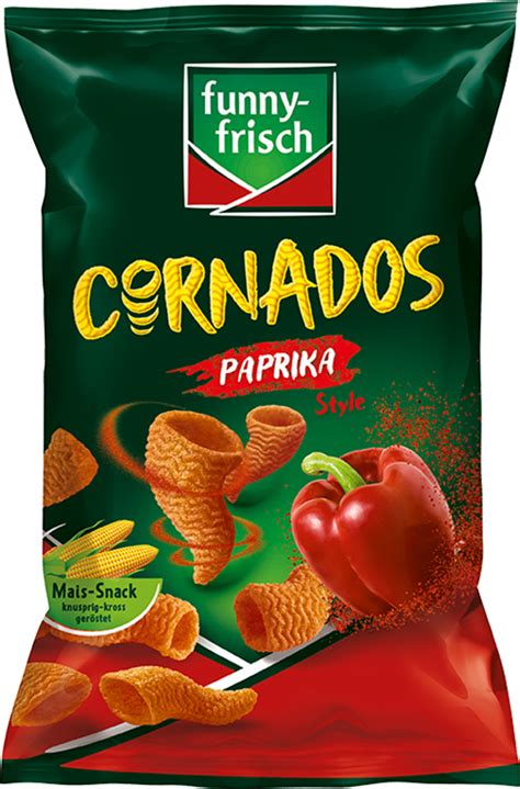 Funny Frisch Chips Cornados Paprika Style 80g Duitse Voordeel Drogist