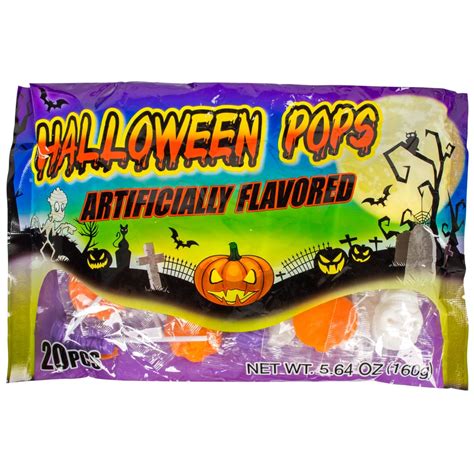Spooky Halloween Shaped Pops 20 Count Bags Halloween Candy At The