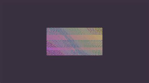 Abstract Glitch Art Minimalism Simple Background Purple Background