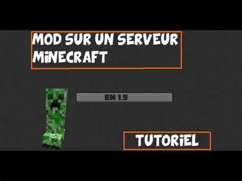 Tutoriel Comment Installer Et Configurer Un Serveur Minecraft Modd