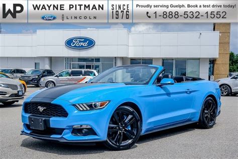 2017 Ford Mustang Ecoboost Premium Convertible Rwd For Sale In