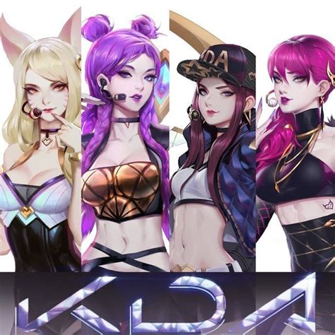 Kda Ahri Kai Sa Akali And Evelynn Neko Game Character Character Design Leona League Of