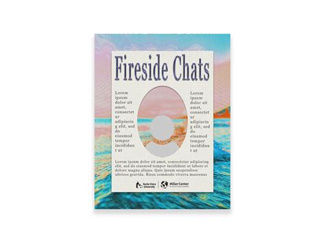 Fireside Chats Flyer By Https Calvin On Dribbble