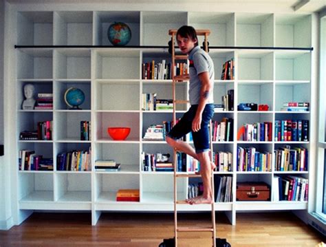 Nathan james theo wood ladder bookcase. 15 Ideas of Bookcases With Ladder And Rail