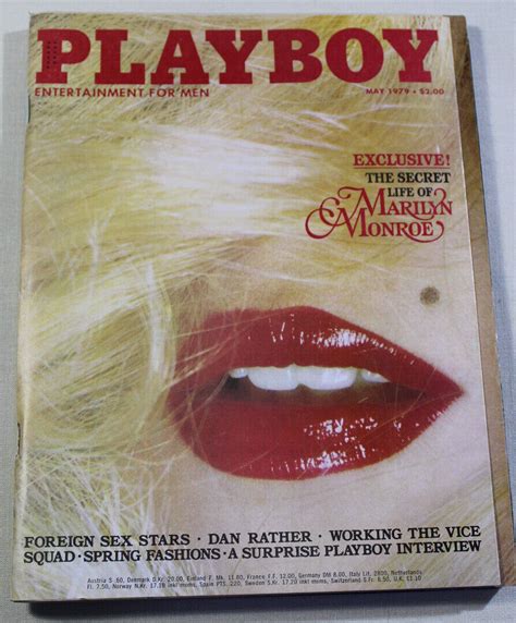 Mavin Playboy Magazine May Secret Life Marilyn Monroe Dan Rather