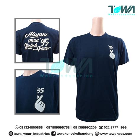 Produksi Kaos Reuni Sma Custom Berkualitas Distro Di Konveksi Bandung Towa Wear Industries