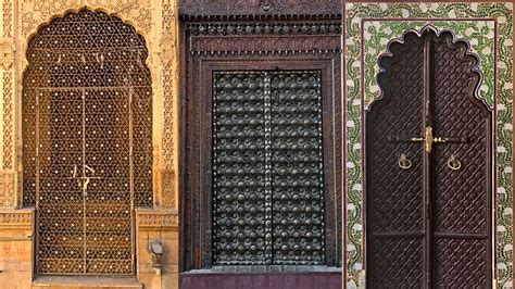 These Exquisite Antique Rajasthani Doors Come In All Hues Of The