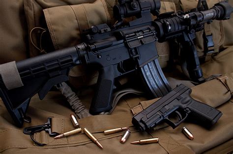 Fondos De Pantalla Fusil Pistola Cartuchos Armas De Fuego Fusil De