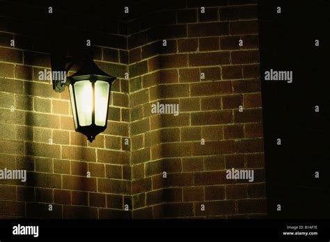 Street Light At Night Stock Photo Alamy