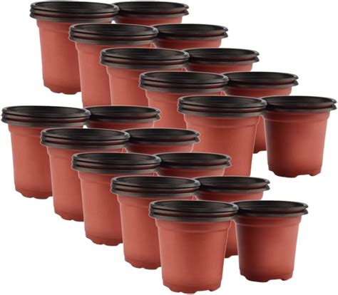 Lesdiy Pots De Semis En Plastique Lot De 50 Pots De Fleurs Pépinière