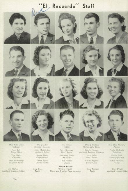 Explore 1940 Grossmont High School Yearbook La Mesa Ca Classmates