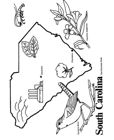 South Carolina State Coloring Pictures Yahoo Image Search Results
